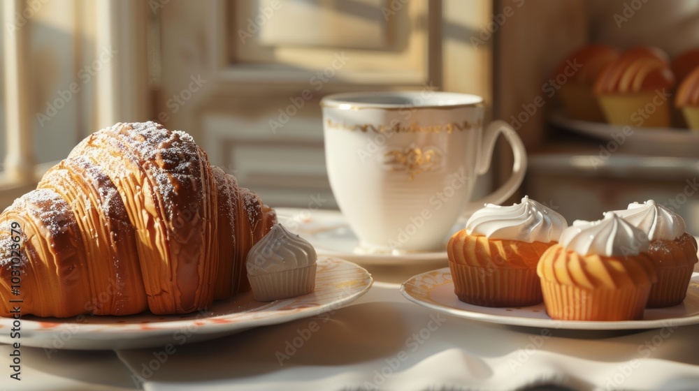 Indulge in Parisian Delights Croissants Madeleines and Caf au Lait Indulge in Parisian Delights Croissants Madeleines and Caf au Lait