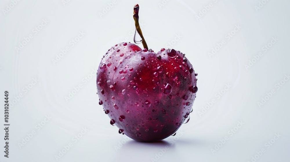 Obraz premium Glistening Grape A Refreshing Symbol of Purity and Elegance