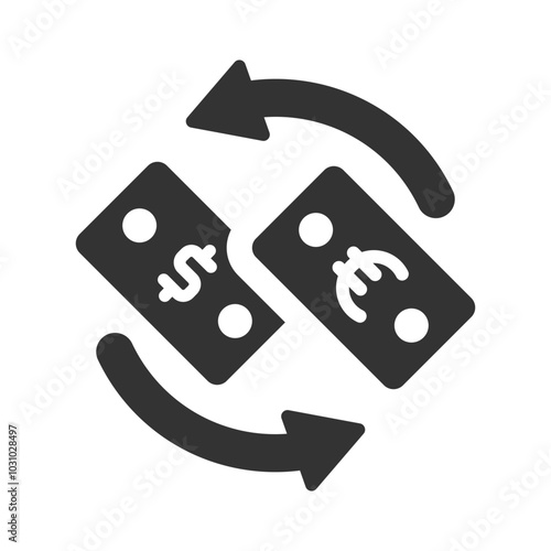 Money exchange icon