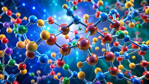 Phosphatidylserine Structure: Molecular Model and Chemical Composition for Health and Wellness Research in Biochemistry photo