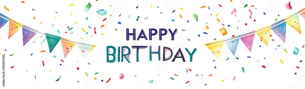 illustration of a colorful banner with the text illustration of a colorful banner with the text