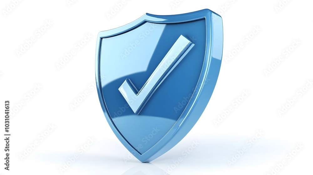 cartoon 3d Icon safety shield check mark perspective . Blue symbol security safety icon. Checkmark in minimalistic style. 3d vector illustration. white background cartoon 3d Icon safety shield check mark perspective . Blue symbol security safety icon. Checkmark in minimalistic style. 3d vector illustration. white background