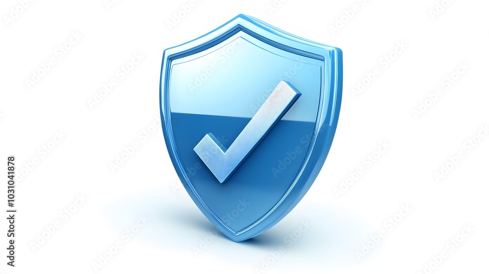 cartoon 3d Icon safety shield check mark perspective . Blue symbol security safety icon. Checkmark in minimalistic style. 3d vector illustration. white background cartoon 3d Icon safety shield check mark perspective . Blue symbol security safety icon. Checkmark in minimalistic style. 3d vector illustration. white background