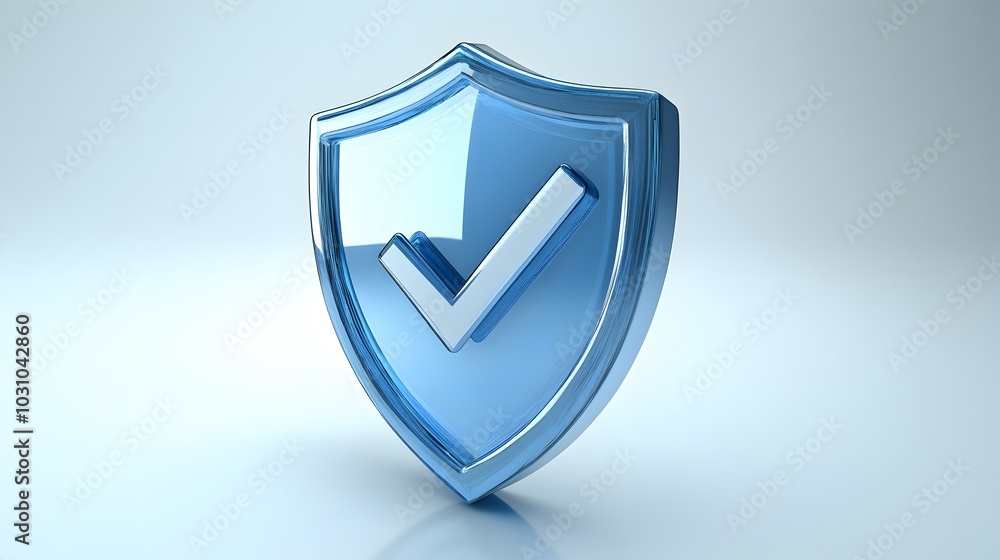 cartoon 3d Icon safety shield check mark perspective . Blue symbol security safety icon. Checkmark in minimalistic style. 3d vector illustration. white background cartoon 3d Icon safety shield check mark perspective . Blue symbol security safety icon. Checkmark in minimalistic style. 3d vector illustration. white background