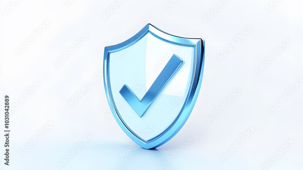 cartoon 3d Icon safety shield check mark perspective . Blue symbol security safety icon. Checkmark in minimalistic style. 3d vector illustration. white background cartoon 3d Icon safety shield check mark perspective . Blue symbol security safety icon. Checkmark in minimalistic style. 3d vector illustration. white background