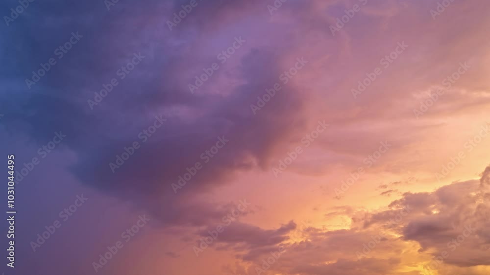 Sunrise Sky timelapse. Moving clouds and sunset. Clouds float through the evening. Dusk twilight sky time lapse. Dramatic skies are moving. Cumulus and cirrus on storm. Sunrise cloudscape. Sun rays. Sunrise Sky timelapse. Moving clouds and sunset. Clouds float through the evening. Dusk twilight sky time lapse. Dramatic skies are moving. Cumulus and cirrus on storm. Sunrise cloudscape. Sun rays.