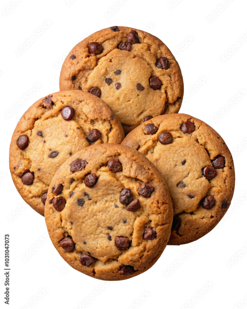 Cookies isolated on white. Cookies isolated on white.