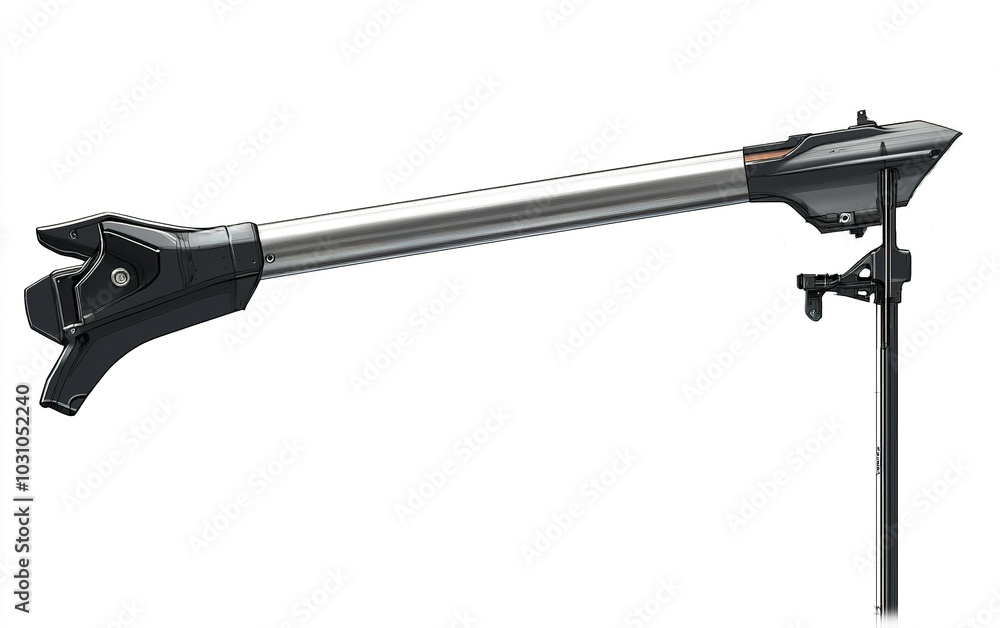 Adjustable bike seat post displayed on a stand, showcasing modern design and engineering for optimal cycling comfort and performance Adjustable bike seat post displayed on a stand, showcasing modern design and engineering for optimal cycling comfort and performance