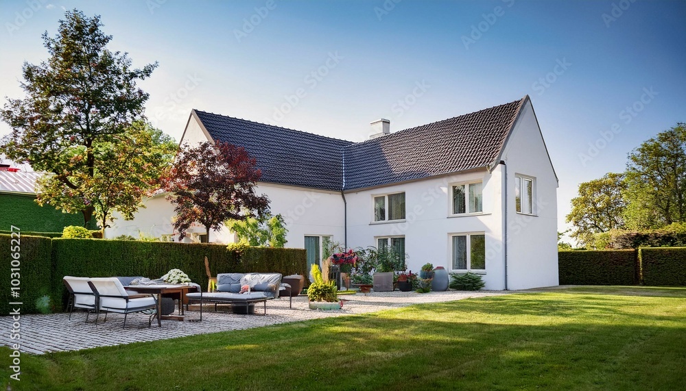 Obraz premium house on the hill