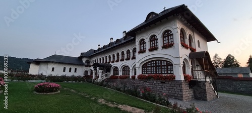 Living quarters of a Romanian orthodox monastery
