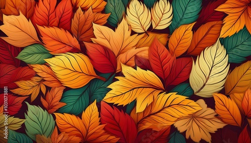 autumn leaves background