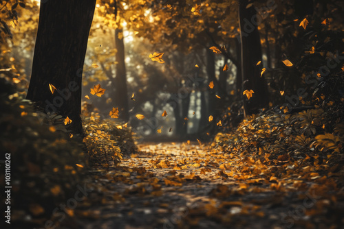 Autumn Tranquility in the Forest