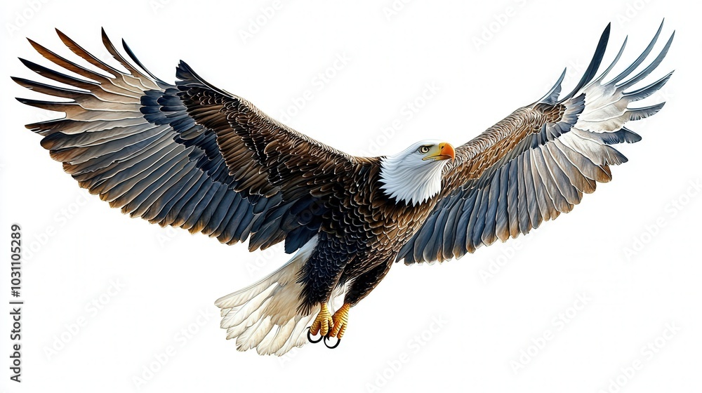 Majestic Bald Eagle Clipart Set of 4 Simple Color Variations on White Background for Versatile Use in Designs Majestic Bald Eagle Clipart Set of 4 Simple Color Variations on White Background for Versatile Use in Designs