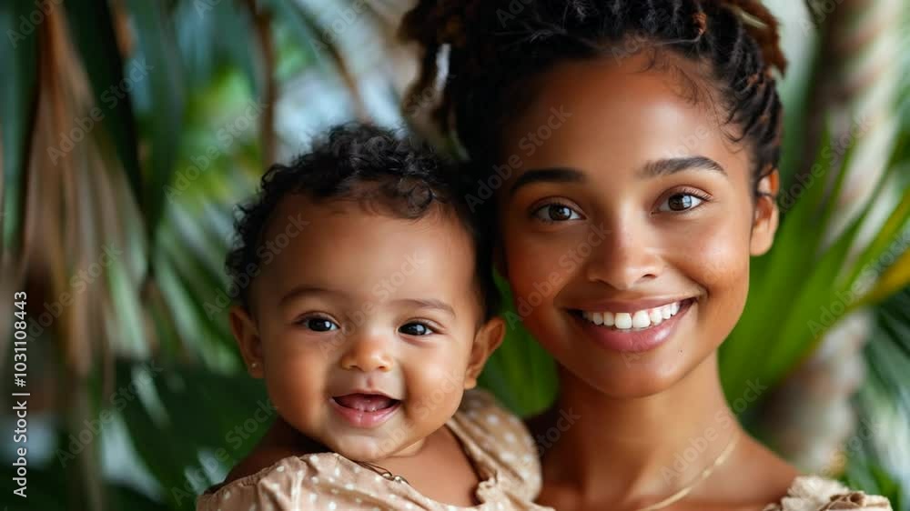 Smiling Mother And Daughter Happy Mothers Day Smiling Mother And Daughter Happy Mothers Day