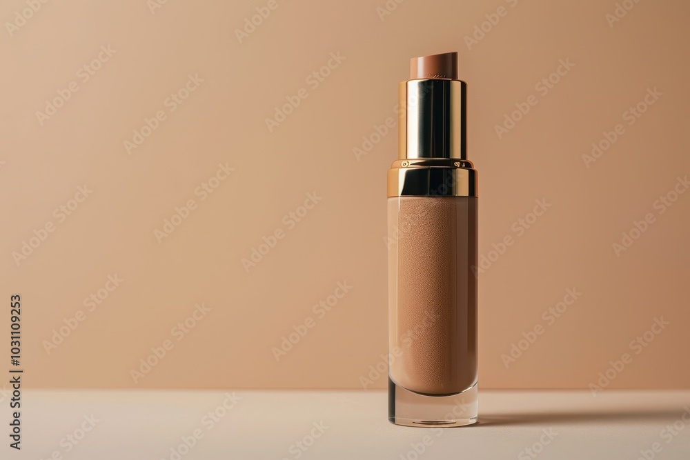 A close-up view of a nail polish bottle with a black cap, resting on a light surface, illuminated by soft natural light and casting gentle shadows A close-up view of a nail polish bottle with a black cap, resting on a light surface, illuminated by soft natural light and casting gentle shadows