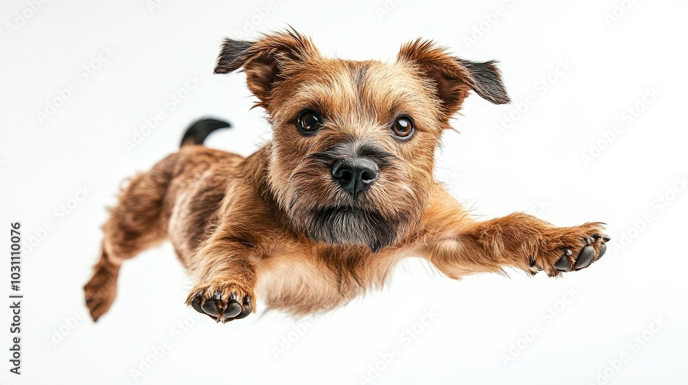 Ultra-Realistic Border Terrier in Cinematic Lighting - High-Quality Product Photography Ultra-Realistic Border Terrier in Cinematic Lighting - High-Quality Product Photography
