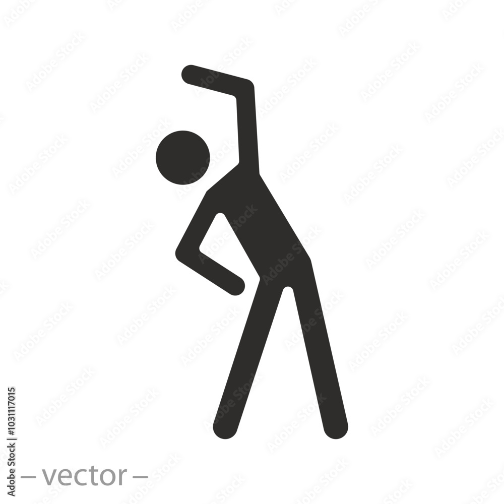 sport body pose, fitness exercise icon, workout in the gym or at home, flexible fit person, athlete flat vector illustration sport body pose, fitness exercise icon, workout in the gym or at home, flexible fit person, athlete flat vector illustration