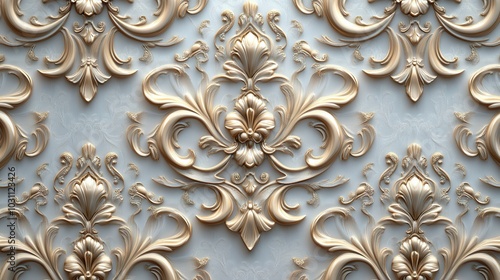 Detailed and elegant pattern design with refined, intricate elements image