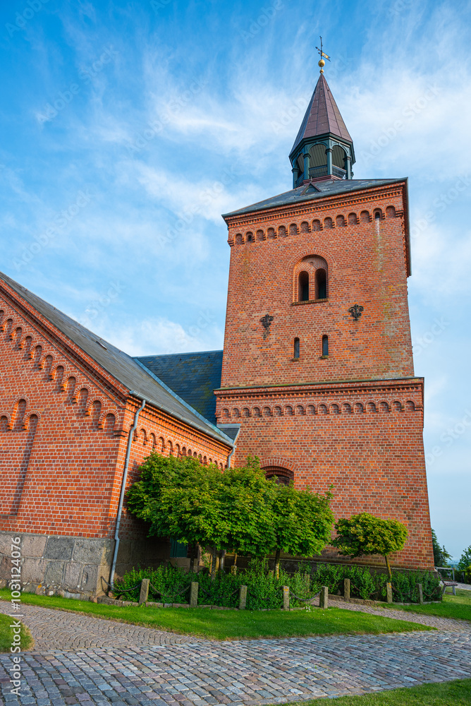 Rural church of Bregninge in Denmark Rural church of Bregninge in Denmark