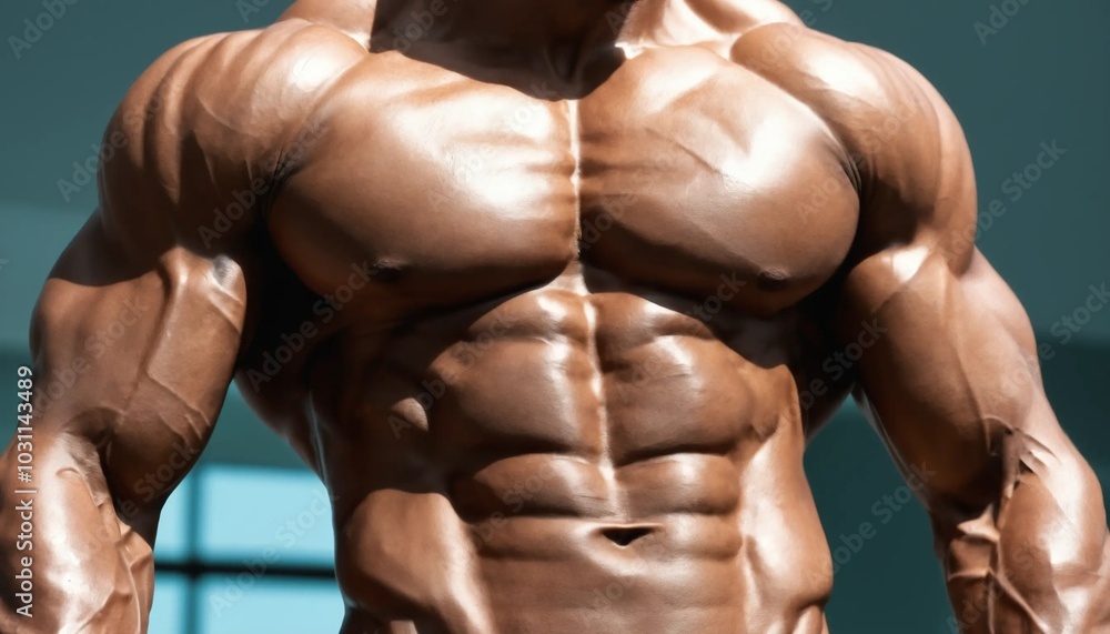 Fototapeta premium male torso isolated