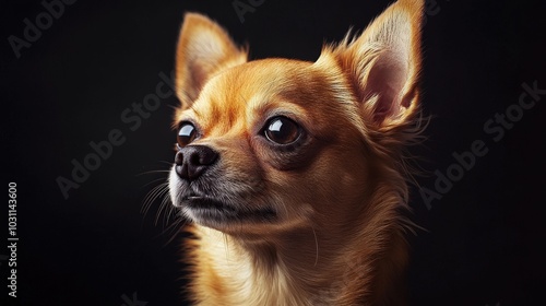 High-Quality Isolated Chihuahua Stock Photograph with Cinematic Lighting