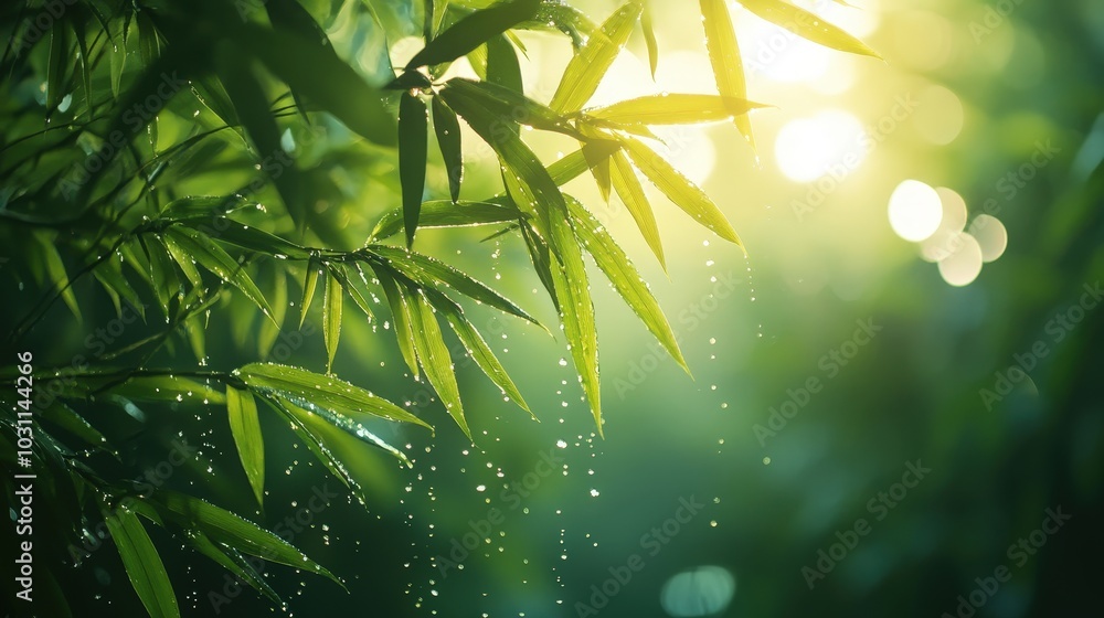 Fototapeta premium Delicate Morning Glow on Panda - Minimalist Aesthetic Nature Photography