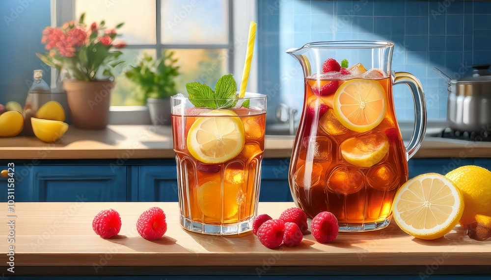 lemonade with lemon and mint lemonade with lemon and mint