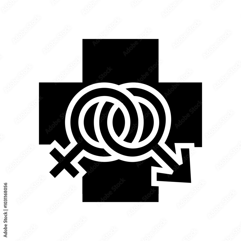 sexual health woman disease glyph icon vector. sexual health woman disease sign. isolated symbol illustration sexual health woman disease glyph icon vector. sexual health woman disease sign. isolated symbol illustration