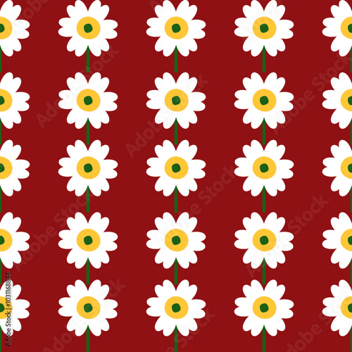 seamless pattern with flowers