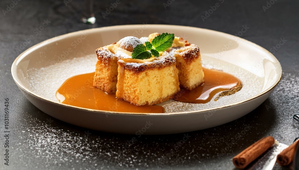 Bread and Butter Pudding with Caramel Sauce Bread and Butter Pudding with Caramel Sauce
