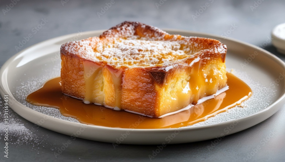 Bread and Butter Pudding with Caramel Sauce Bread and Butter Pudding with Caramel Sauce
