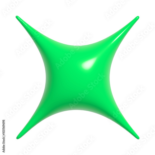 3d vector plastic shape in 90s style.Isolated abstract cute icon or symbol in y2k aesthetic.Plastic button design element for banners,social media marketing,branding,packaging,covers