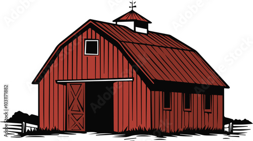 Barn Vector illustration