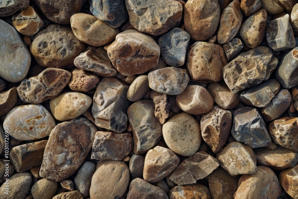 Photo of Brown pebble stone paving surface. Background texture for backdrops or mapping Photo of Brown pebble stone paving surface. Background texture for backdrops or mapping