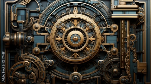 Steampunk Clockwork Mechanism