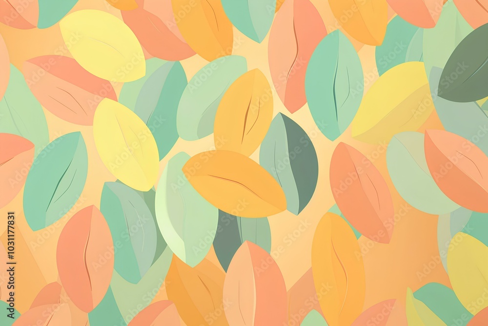 seamless pattern with leaves seamless pattern with leaves