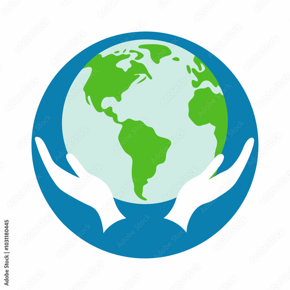 earth in hand vector illustration earth in hand vector illustration