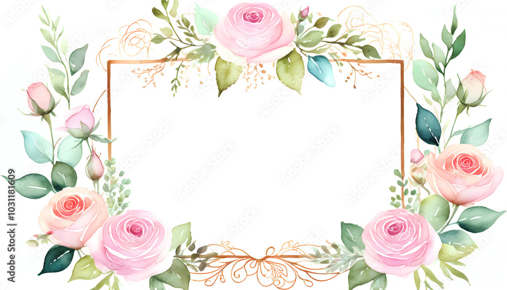 roses frame roses frame