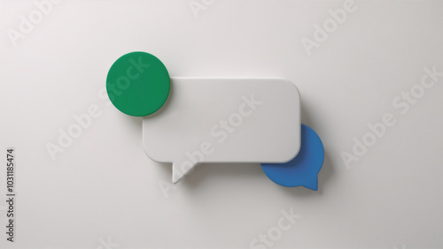 speech bubble 3d