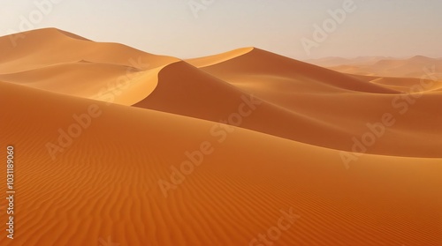 Fototapeta Naklejka Na Ścianę i Meble -  sand dunes in the desert, desert with desert sand, desert scene with sand, sand in the desert, wind in the desert
