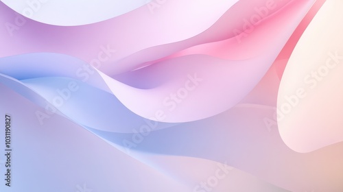 A simple and elegant background featuring light gradients of pastel colors, creating a calm and beautiful visual for digital or print design