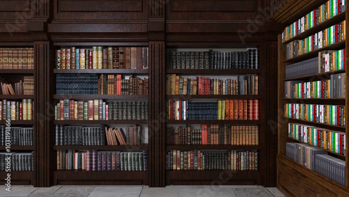 オンラインミーティング用背景 テレビ会議背景用 ZOOM会議背景用 CG 部屋 ラウンジ 本棚 書斎 video conferencing for using in video conference and as a zoom background.