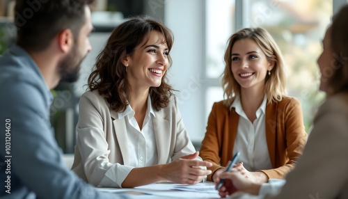 Business man and business woman