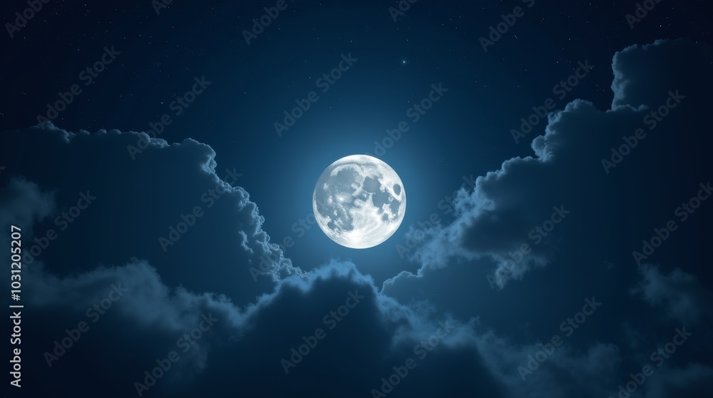 moon in the night with stars and cloud, moon view at the night, beautiful moon with stars moon in the night with stars and cloud, moon view at the night, beautiful moon with stars