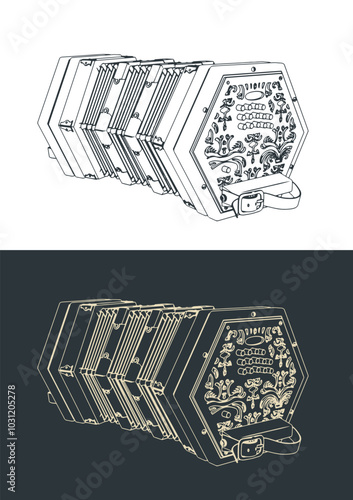 Concertina illustrations