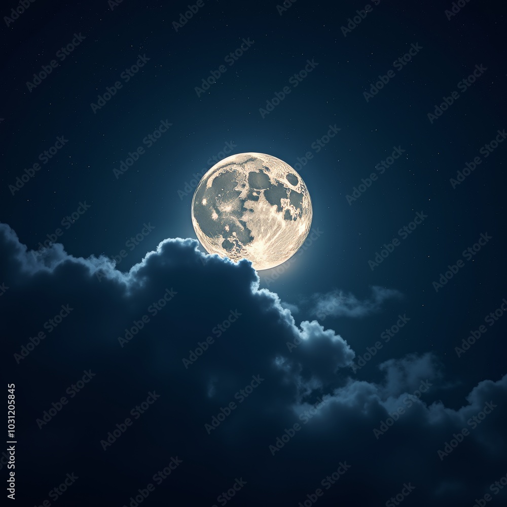 moon in the night with stars and cloud, moon view at the night, beautiful moon with stars moon in the night with stars and cloud, moon view at the night, beautiful moon with stars