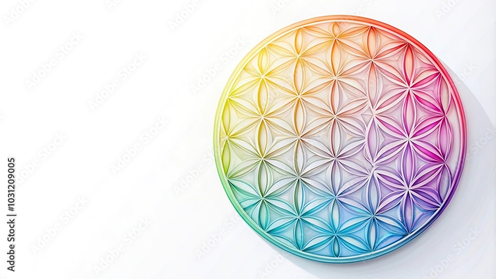 journal with flower of life design journal with flower of life design
