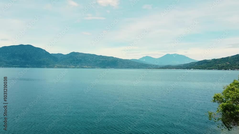 drone video lake in the mountains drone video lake in the mountains