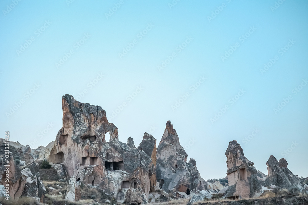 Naklejka premium mountain rock structure