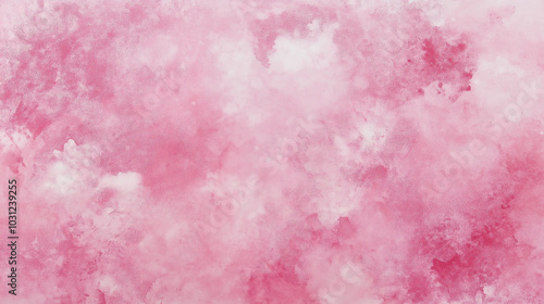 a close-up, top-down view of a soft pink watercolor wash applied gently on textured paper